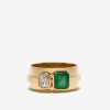 Jewelry Azlee | Emerald & Diamond Duet Ring