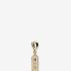 Jewelry Azlee | N/S Triple Baguette Diamond Charm