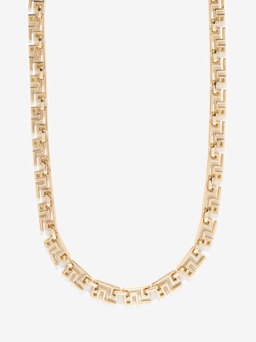 Jewelry Azlee | Greek Pattern Chain Necklace