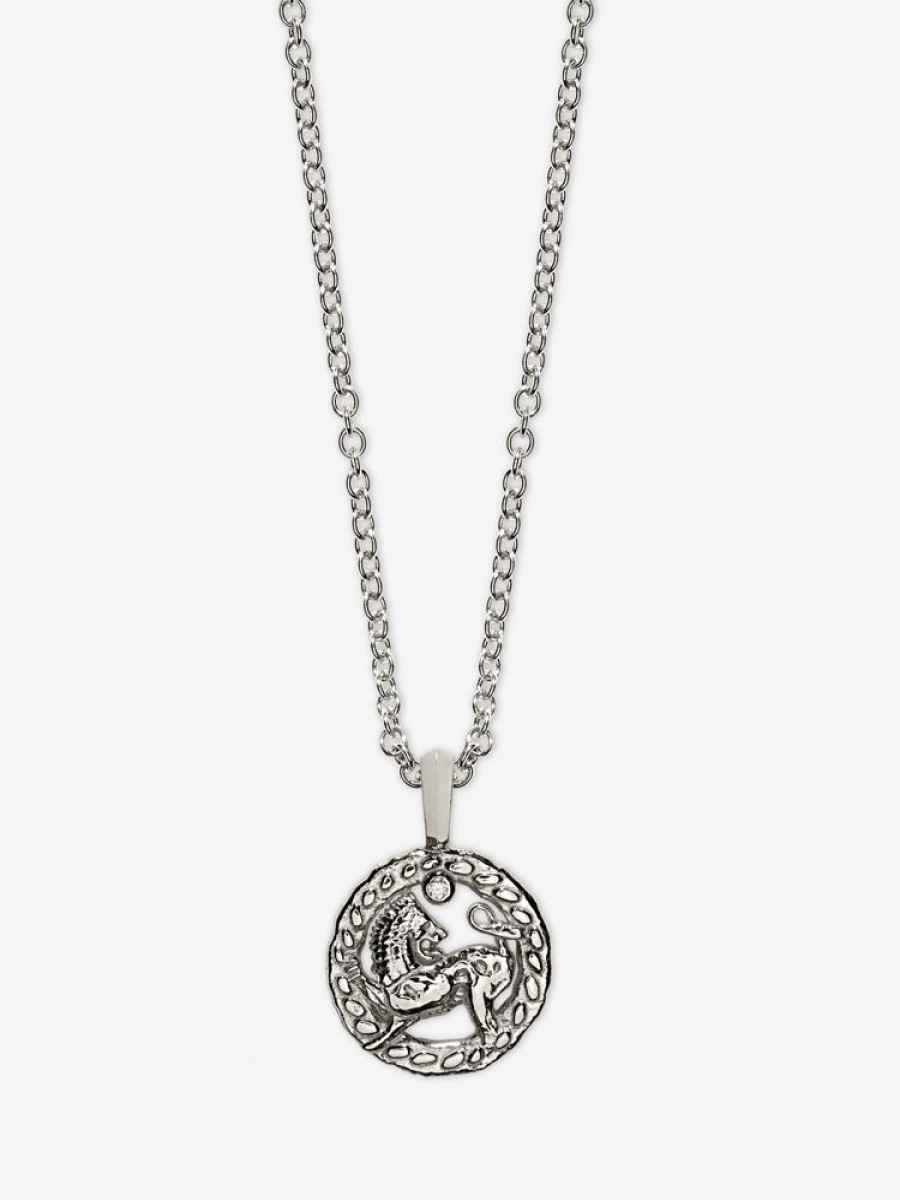 Jewelry Azlee | Petite Lion Coin Necklace