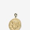 Jewelry Azlee | Goddess Large Diamond Coin Charm