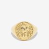 Jewelry Azlee | Elefante Loyalty Signet Coin Ring