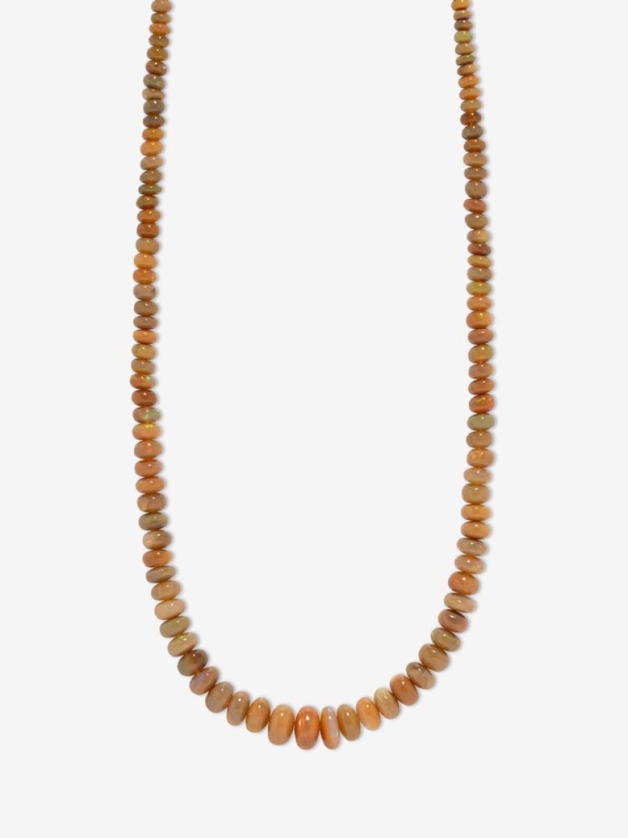 Jewelry Azlee | African Opal Bead Necklace