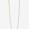 Jewelry Azlee | Small Circle-Link Handmade Chain With Diamond Links