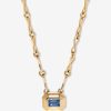 Jewelry Azlee | Staircase Sapphire Handmade Chain Necklace