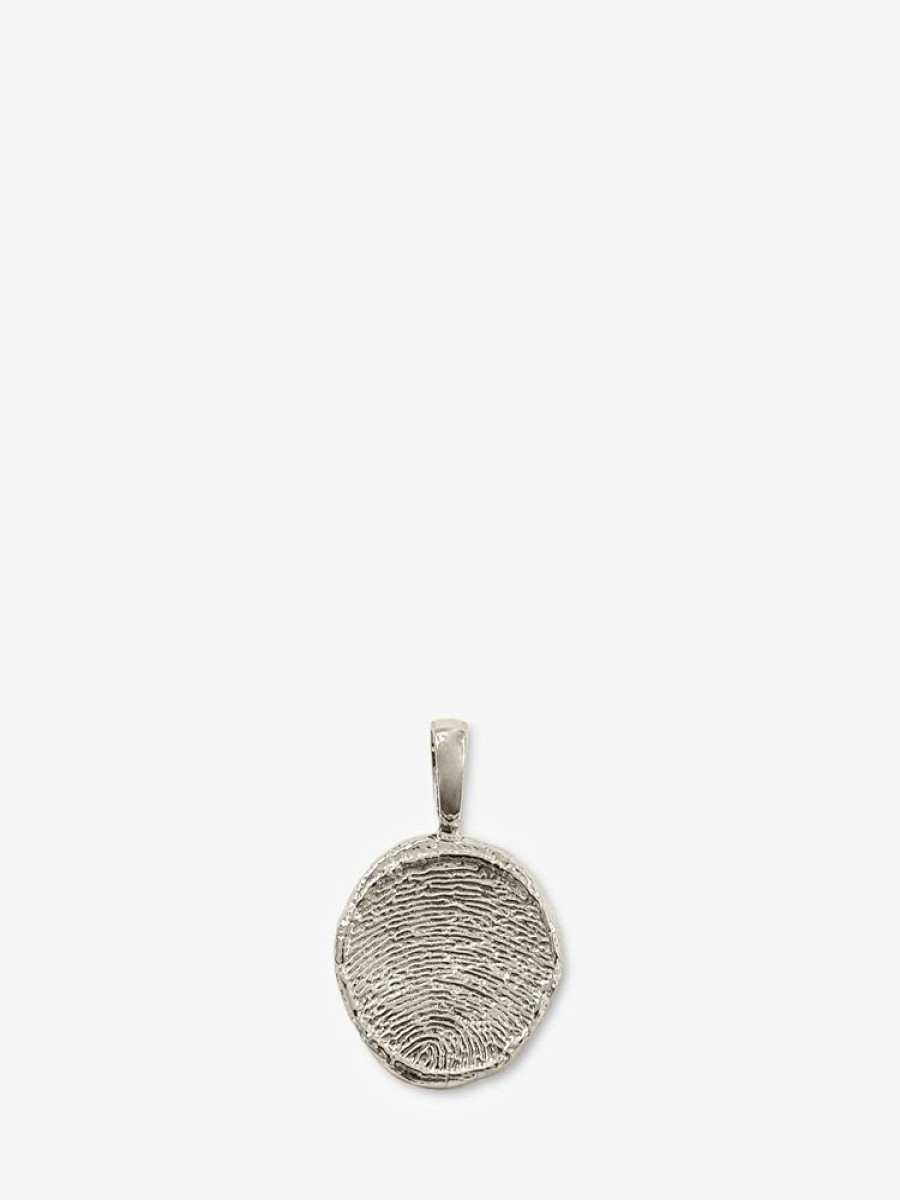 Jewelry Azlee | Custom Fingerprint Coin White Gold