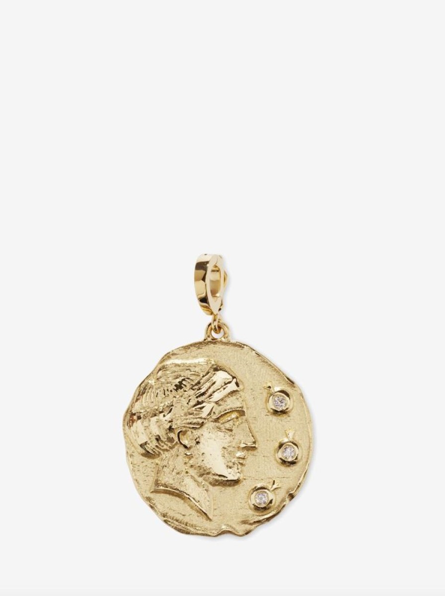 Jewelry Azlee | Goddess Of Women Large Diamond Coin