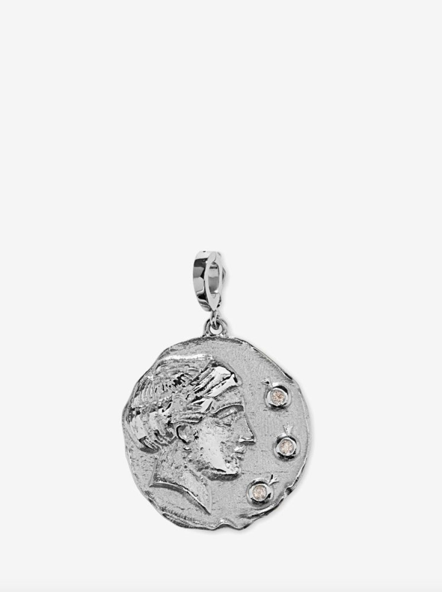 Jewelry Azlee | Goddess Of Women Large Diamond Coin