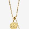 Jewelry Azlee | The Guidance Necklace: For The One Who Gives You Direction 18K Yellow Gold