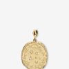 Jewelry Azlee | Zodiac Wheel Large Diamond Coin Charm