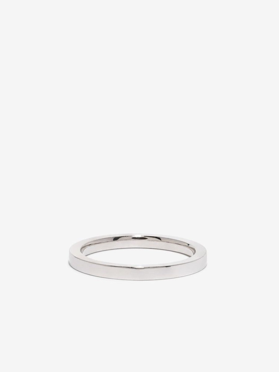 Jewelry Azlee | 1.8 X 1.8 Flat Wedding Band