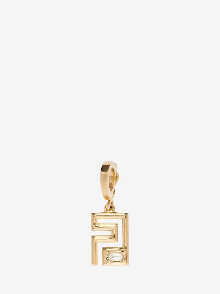 Jewelry Azlee | Greek Pattern Diamond Charm