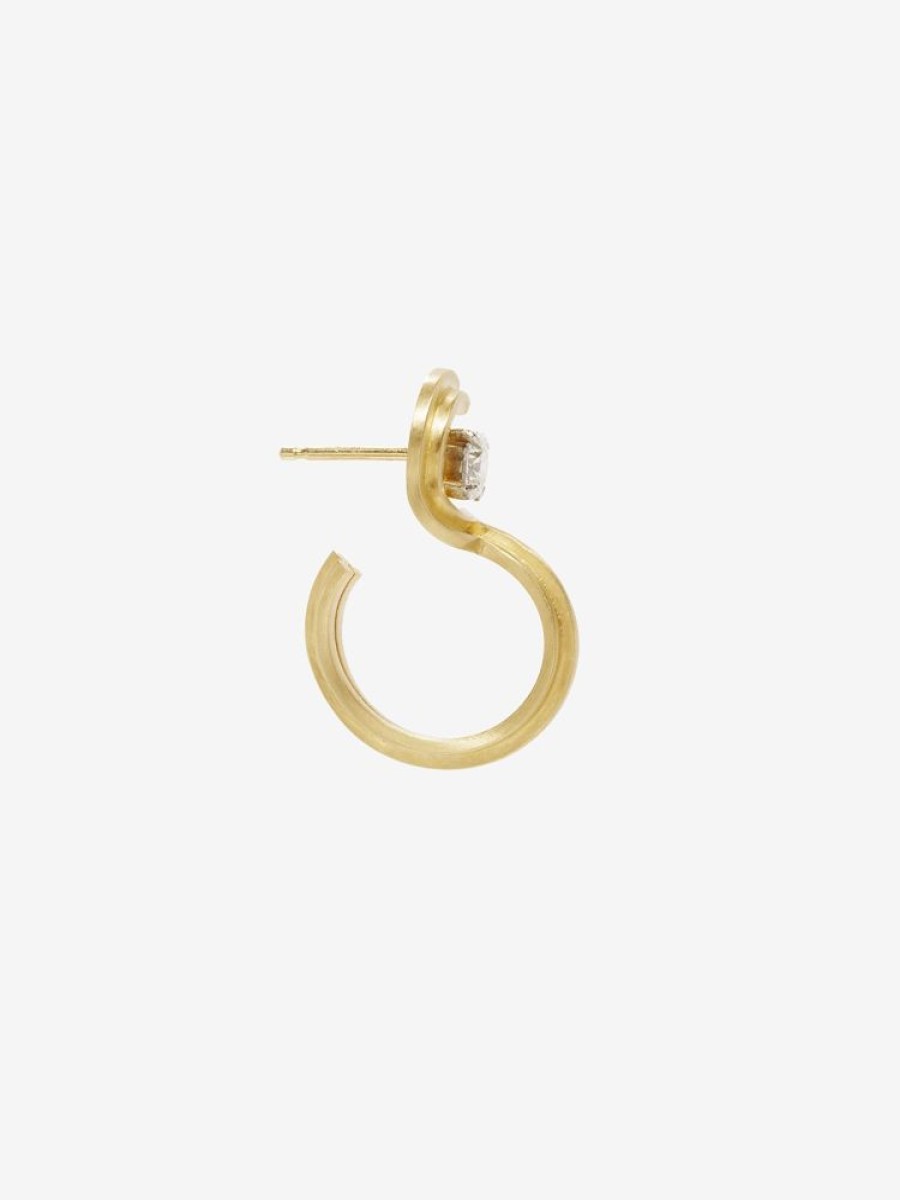 Jewelry Azlee | Ocean Diamond Hoops