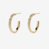 Jewelry Azlee | All Over Diamond Hoops