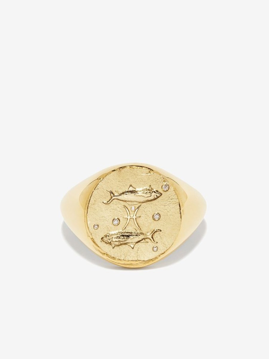 Jewelry Azlee | Pisces Signet Ring