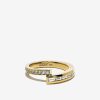 Jewelry Azlee | Pave Baguette Diamond Band