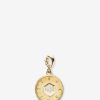 Jewelry Azlee | Eternity Hexagon Diamond Small Coin Charm