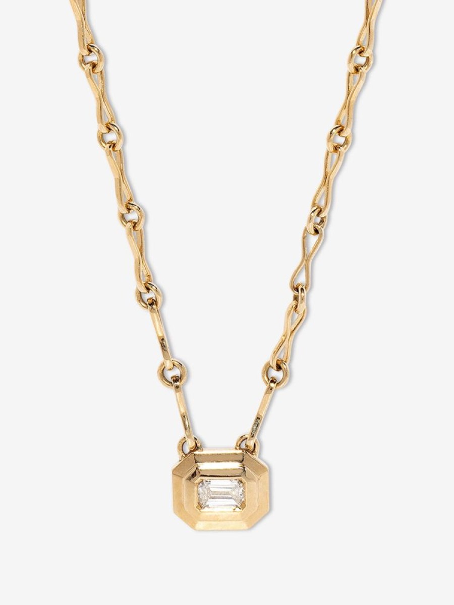 Jewelry Azlee | Staircase Diamond Handmade Chain Necklace