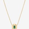 Jewelry Azlee | Emerald Staircase Necklace