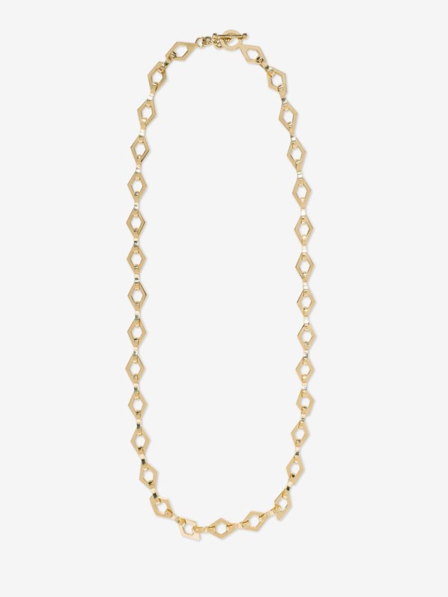 Jewelry Azlee | Heavy Lozenge Link Chain