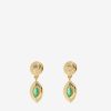 Jewelry Azlee | Staircase Emerald Marquise Studs