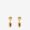 Jewelry Azlee | Staircase Ruby Marquise Earrings