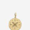 Jewelry Azlee | Compass Large Diamond Coin Charm