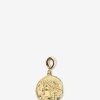 Jewelry Azlee | Goddess Small Diamond Coin Charm