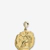 Jewelry Azlee | Aphrodite Large Diamond Coin Charm