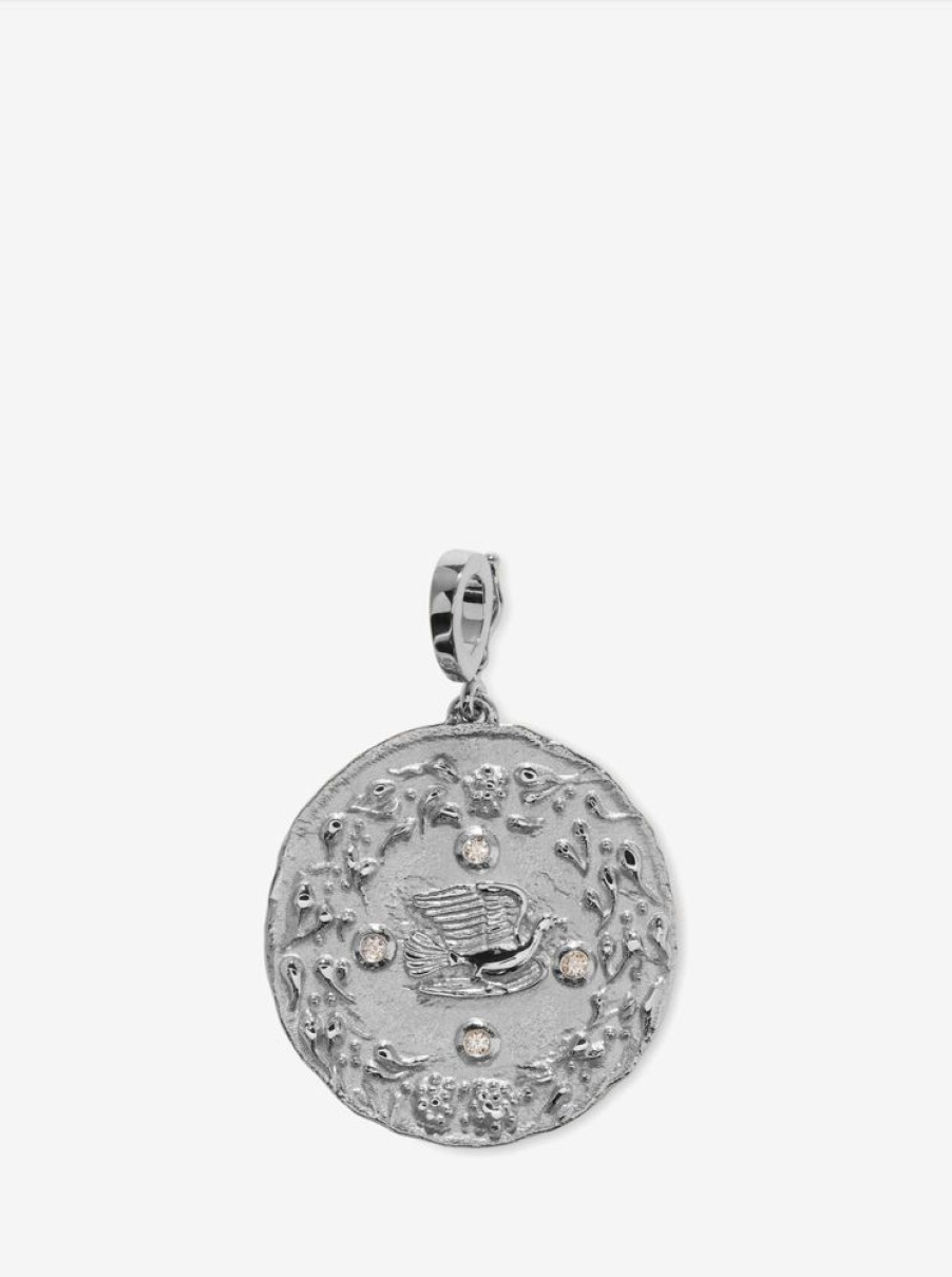 Jewelry Azlee | Mother Nature Large Diamond Coin