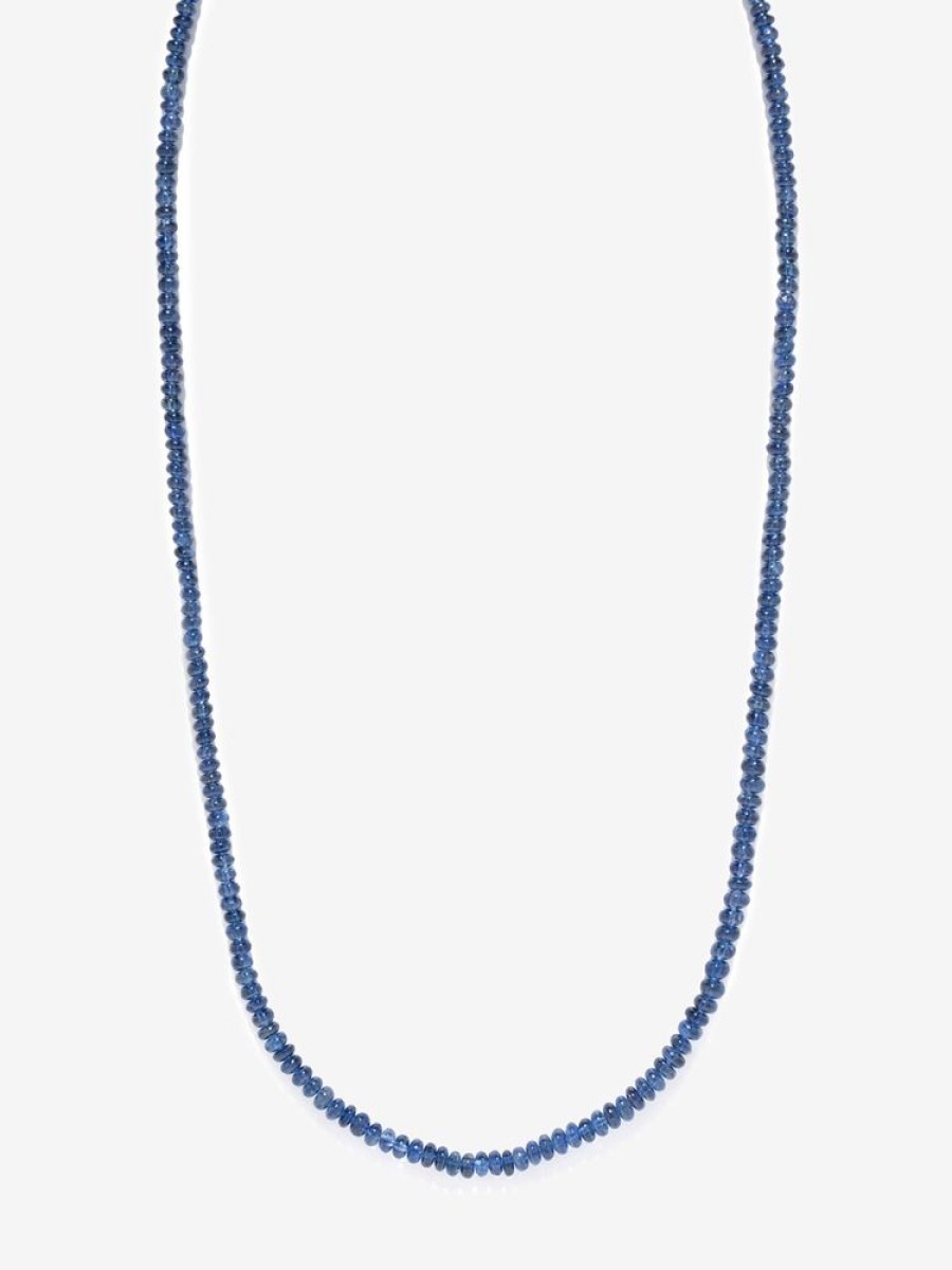 Jewelry Azlee | Small Sapphire Bead Necklace