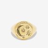 Jewelry Azlee | Cosmic Signet Coin Ring