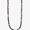 Jewelry Azlee | Black Agate Bead Necklace