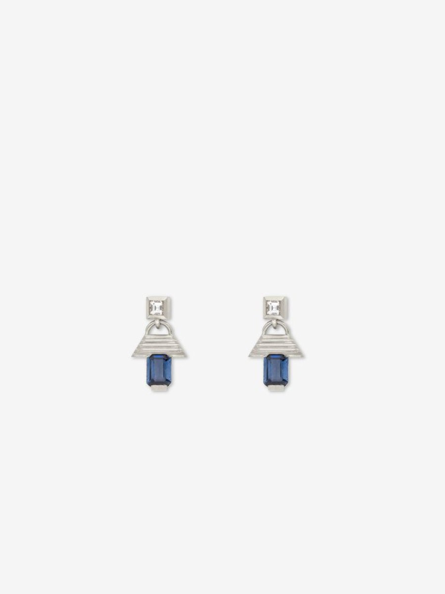 Jewelry Azlee | Escalier Small Sapphire Drops