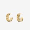 Jewelry Azlee | Sky Small Diamond Hoops 18K Yellow Gold