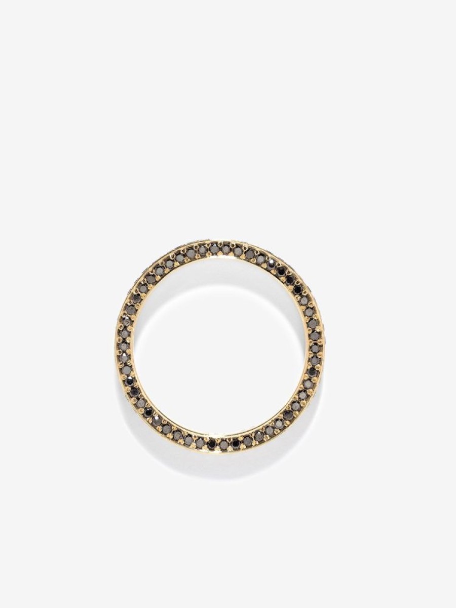 Jewelry Azlee | All Over Eternity Black Diamond Band