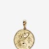 Jewelry Azlee | Of The Stars Aquarius Large Coin Charm