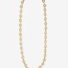 Jewelry Azlee | Heavy Circle-Link Textured Chain