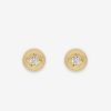 Jewelry Azlee | Petite Diamond Circular Studs