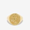 Jewelry Azlee | Aphrodite Signet Coin Ring