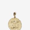 Jewelry Azlee | Of The Stars Pisces Large Coin Charm