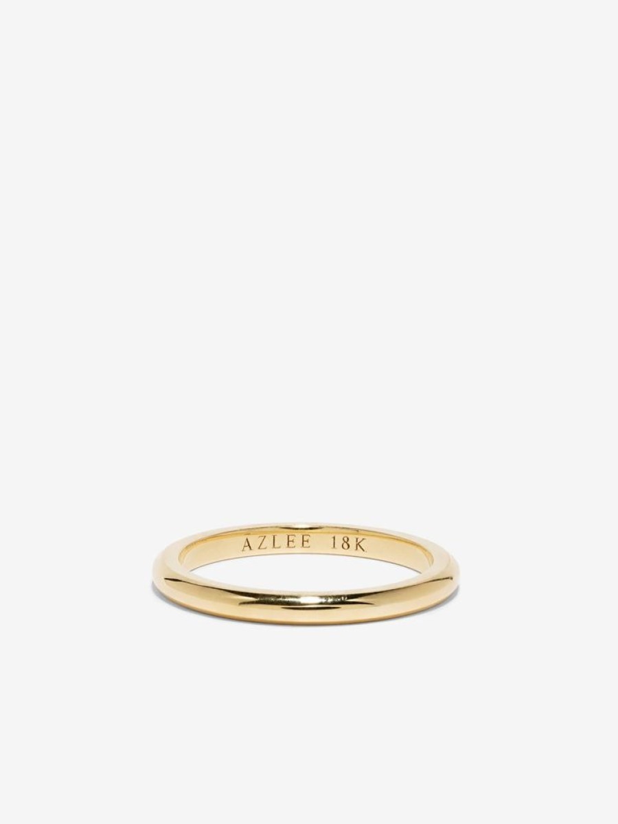 Jewelry Azlee | 1.8 D-Shaped Wedding Band