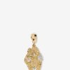 Jewelry Azlee | Diamond Scattered Large Gold Nugget Charm