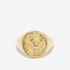 Jewelry Azlee | Karkinos Signet Coin Ring